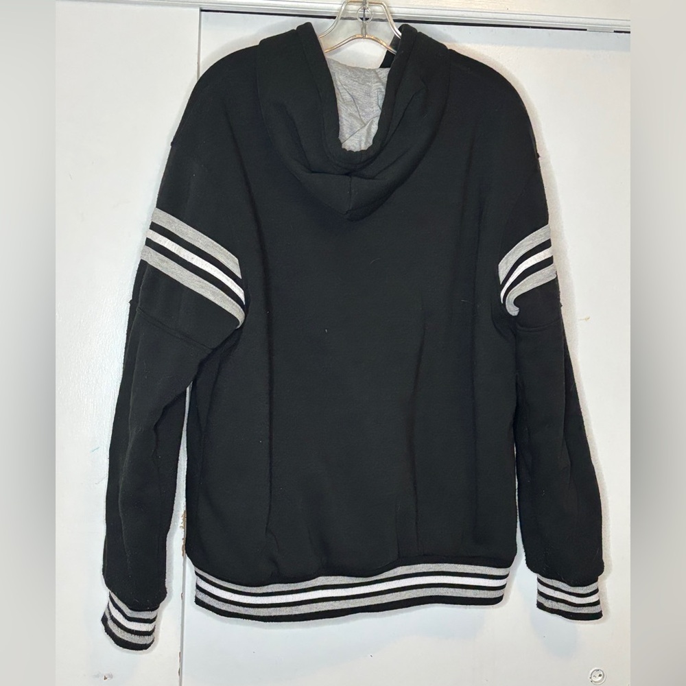 Black Los Angeles Bomber Jacket - Picture 2 of 3